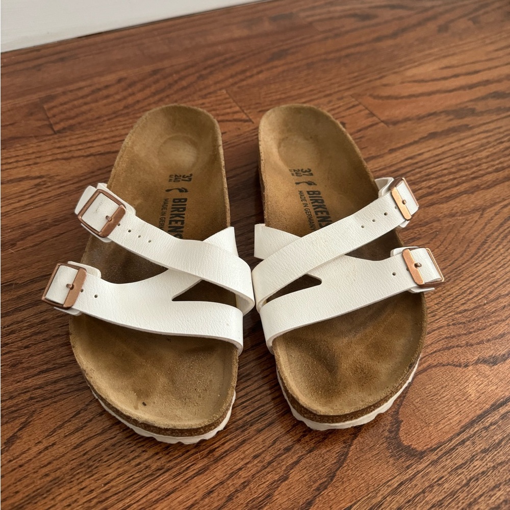 White Birkenstocks